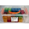 Coffret cubes translucides - 36 pcs