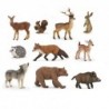 Lot de 10 figurines animaux de la forêt