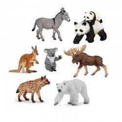 Lot de 7 figurines animaux...