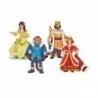Lot de 4 figurines couples princiers
