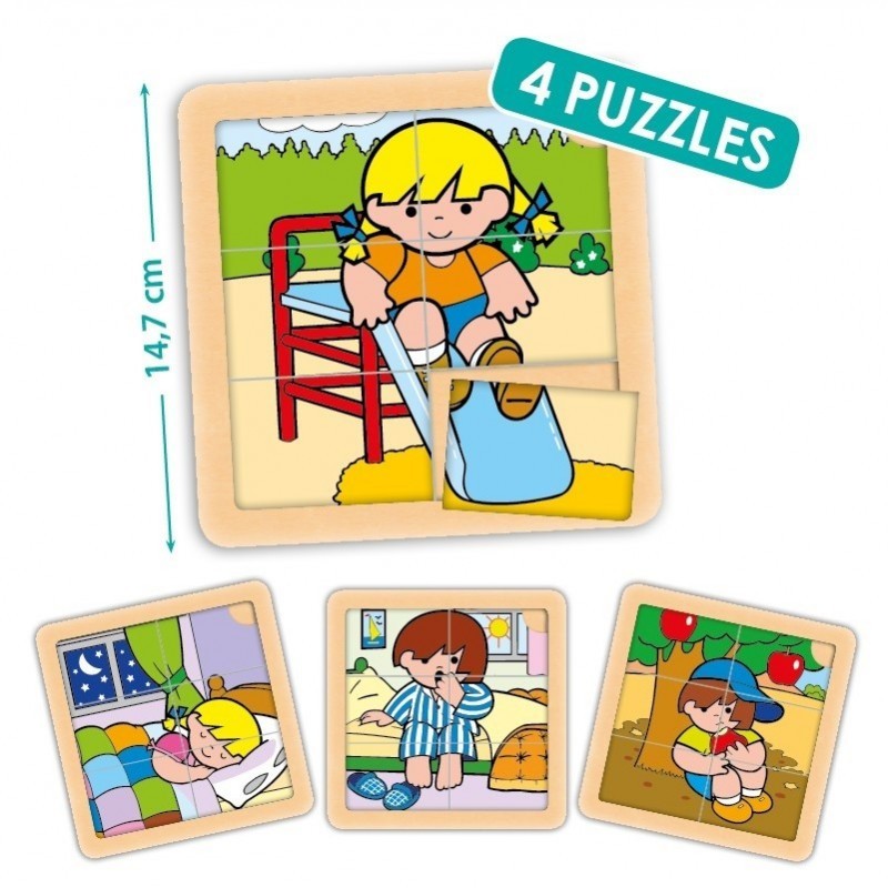 Larsen Puzzle Cadre – Les Abeilles Occupées – 53 Pièces Avec Formes Figuratives – Dès 5 Ans – Dimensions 36,5 X 28,5 Cm