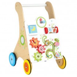 Chariot de marche multicolore