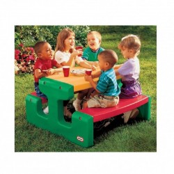 Maxi table pique-nique verte