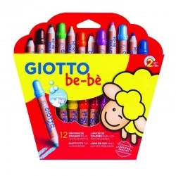Lot de 12 Crayons de couleurs Giotto bébé