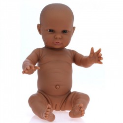 Poupée dur 34cm fille métisse