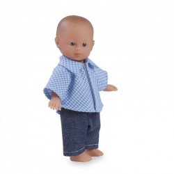 Poupée dur 18cm garçon euro.