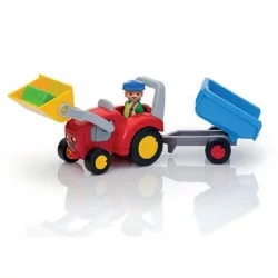 Tracteur et remorque Playmobil