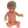 Poupée dur 34cm garçon euro. Cheveux