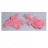 Lot de 2 vêtements poupée 28cm rose