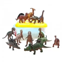 Lot de 12 figurines dinosaures