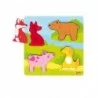 Puzzle tactile animaux