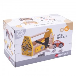 Boîte à outils jaune