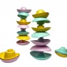 Coupelles à empiler multicouleurs (lot de 18)