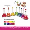 8 Clochettes accordées et colorées