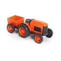 Tracteur orange Green toys