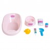 Petite baignoire garnie