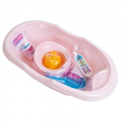 Petite baignoire garnie