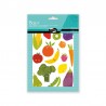 Gommettes baby fruits et légumes
