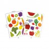 Gommettes baby fruits et légumes