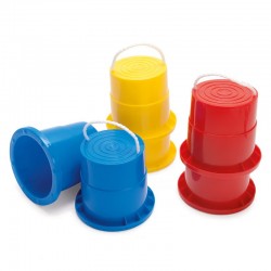 Lot de 6 échasses en plastique