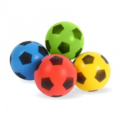 Lot de 4 ballons de foot en...