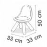 Chaise bleue