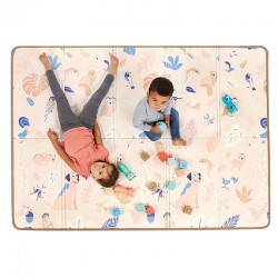 Grand tapis pliable réversible