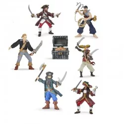 Lot de 6 figurines les pirates