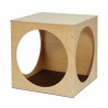 Abri-cube avec ouvertures