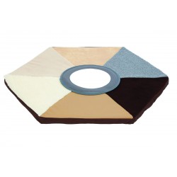 Coussin hexagonal pour...