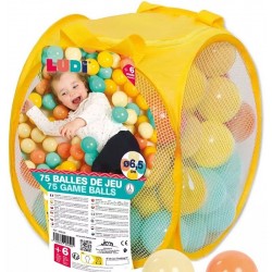 Lot de 75 balles de jeu