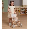 Poussette en bois pour poupée