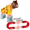 Lot de 8 animaux magnétiques 3D