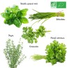 Coffret de 30 aromates bio