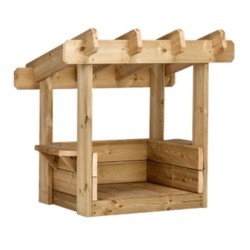 Cabane refuge en bois