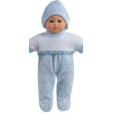 Pyjama bleu ciel pour poupée 28 cm
