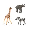 Lot de 6 animaux de la savane