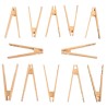 Lot de 12 pinces en bois
