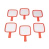 Lot de 6 ardoises transparentes avec manche